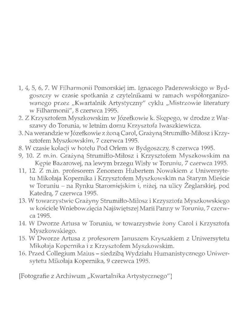 Czesąaw Miąosz W Toruniu I Bydgoszczy 11